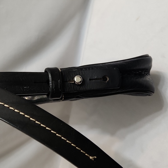 Dooney & Bourke Black Leather Shoulder Bag - Picture 7 of 14